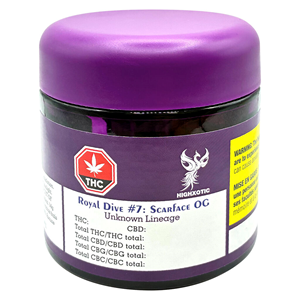 HighXotic - Royal Dive #7: Scarface OG - Indica - 3.5g